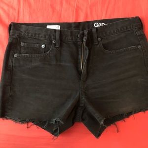 GAP Black denim shorts